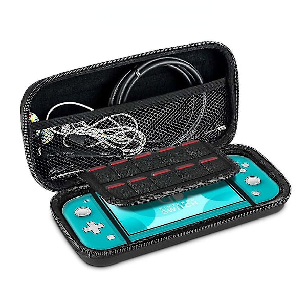 Ny förvaringsväska för Nintendo Switch Mini med rem, bärbar hård EVA-reseväska för Nintend Switch Lite-tillbehör