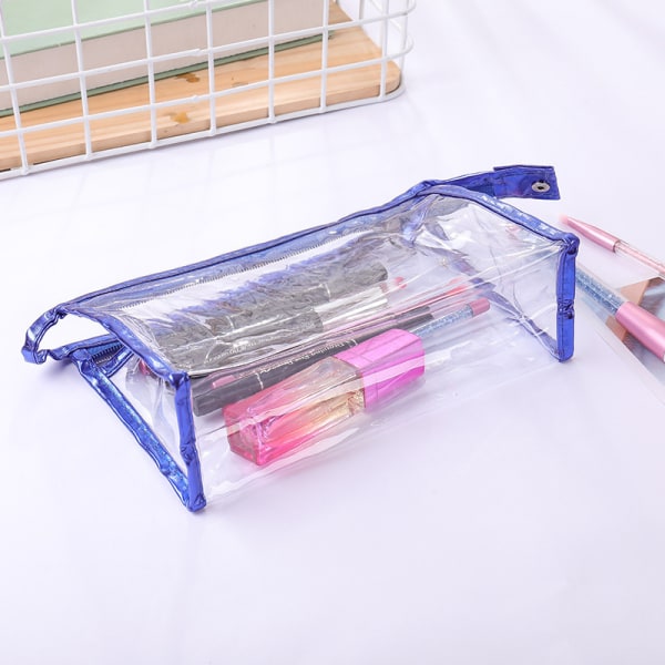 7st transparent necessär Vattentät PVC kosmetisk väska Bärbar sminkpåse Rese necessär för kvinnor sju färger