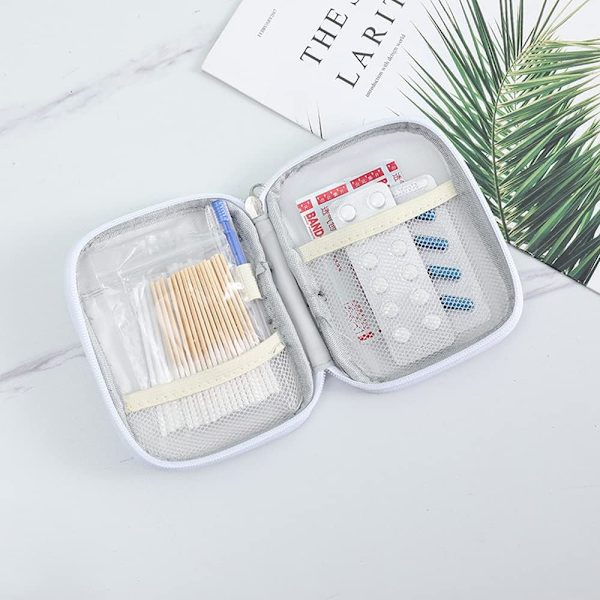 2-pack medicinväska, bärbar första hjälpen-kit, tom första hjälpen-kit,
