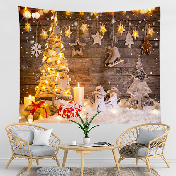150*200cm Julefotobakgrunn Juletema Bakgrunn W