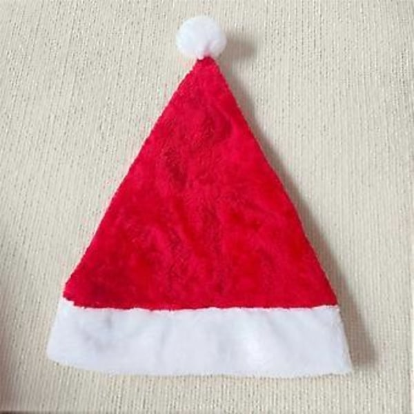 Lysende Julehatte Festlige Feriehatte Komfortable Børne Unisex Hatte til Julefester og Sammenkomster Rød Red