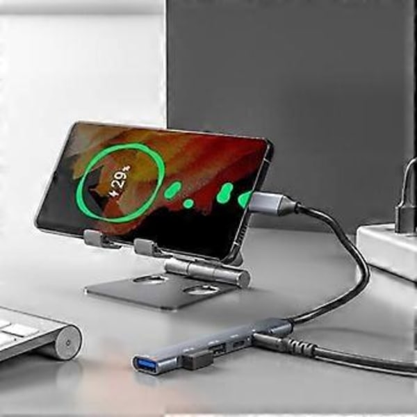 5-in-1 USB-C Hub USB 2.0 -sovitin Steam Deck -telakointiasema, Type C - HDMI-yhteensopiva