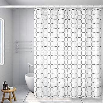 Vanntett, muggbestandig dusjforheng, 180x180cm, polyester