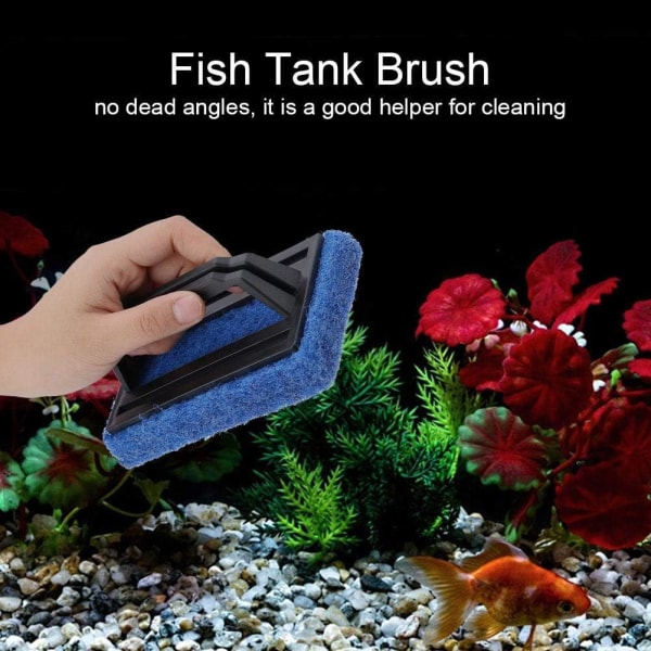 Aquarium Fish Glas Rensebørste Glas Alge Scraper Cleaner Aq