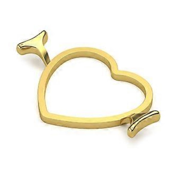 Vaxsigillform för 2,5 cm vaxsigillstämplar, vaxsigillverktyg i metall med rund blomform, sigillvaxform för presentinslagning E heart shape S 2.5cm chapter appl