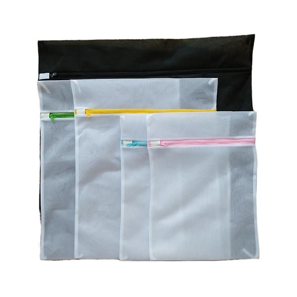 5 stk Mesh Vaskeriposer - 1 Ekstra Stor, 2 Store og 2 Mellomstore Vaskeriposer Vaskeri Reise Vaskeripose