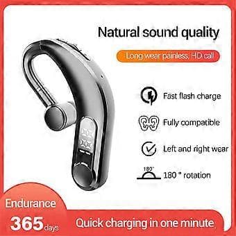 Bluetooth Ørepropp Headset Trådløse Håndfrie Hodetelefoner Ørepropper iPhone Android
