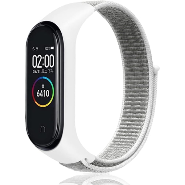 2 Nylonremme Kompatibel med Mi Band 7, Bløde Justerbare Sportsremme