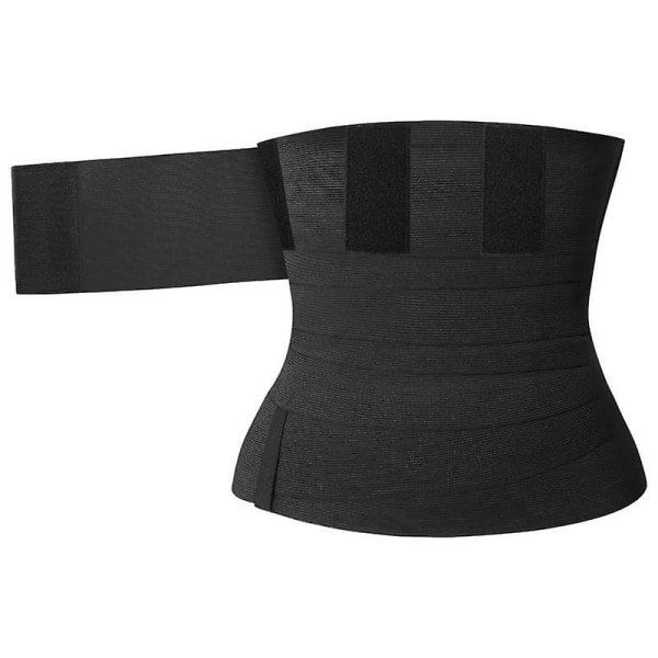 Taljetræner til kvinder - Snatch Bandage Tummy Sweat Wrap Plus Size Workout Waist Trimmer til fitness (4 meter)