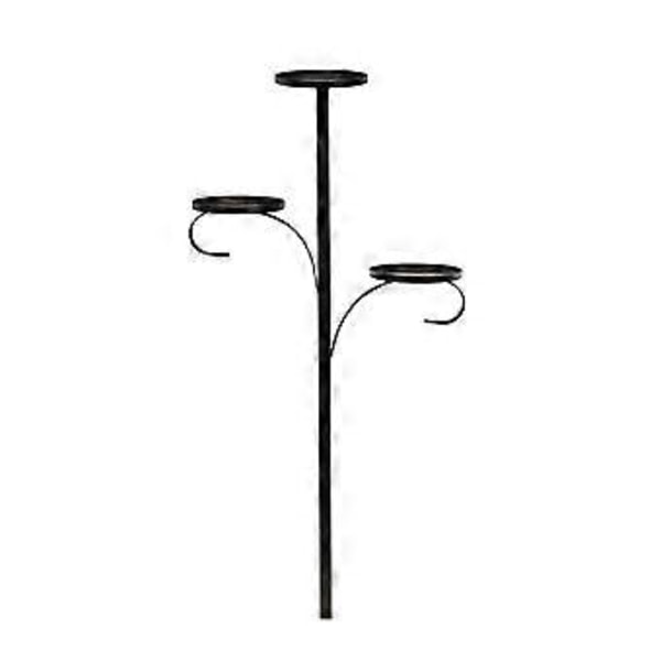 Ljusstake i Metall 3 Våningar Dekorativ Ljusstaksdekoration Prydnad för Thanksgiving Födelsedagsfester Vardagsrum Skrivbord (2 Delar) 2 Section