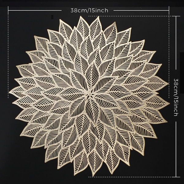 Sett med 6, Thousand Hands Guanyin Nordic Style Nye Plassmatter PVC