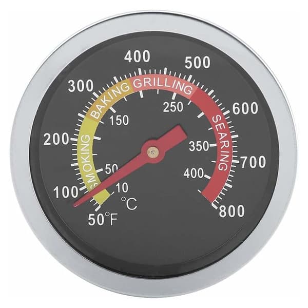 BBQ-termometer, 7 cm skive 50 800 ℉ Profesjonelt rustfritt stål Th