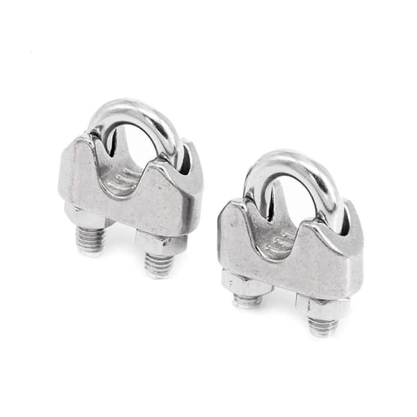 304 Rustfrit Stål Chuck, Ståltråd Chuck, U-formet Chuck, Ståltråd Spænde, M4 (2 stk.)