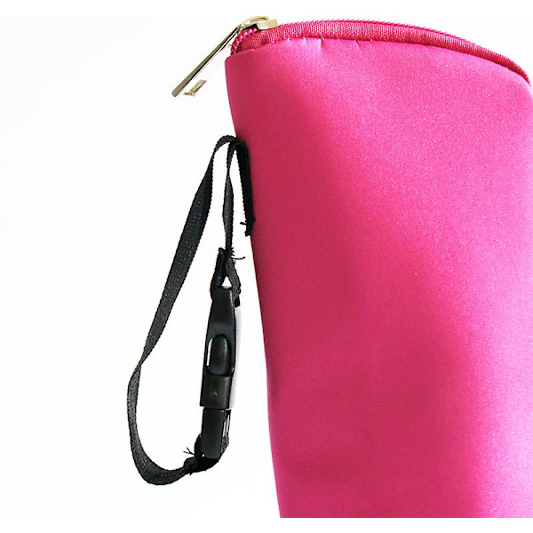 Vattenflaska kylväska kylväska isolerad hållare bärväska väska för resor（Rose Red）