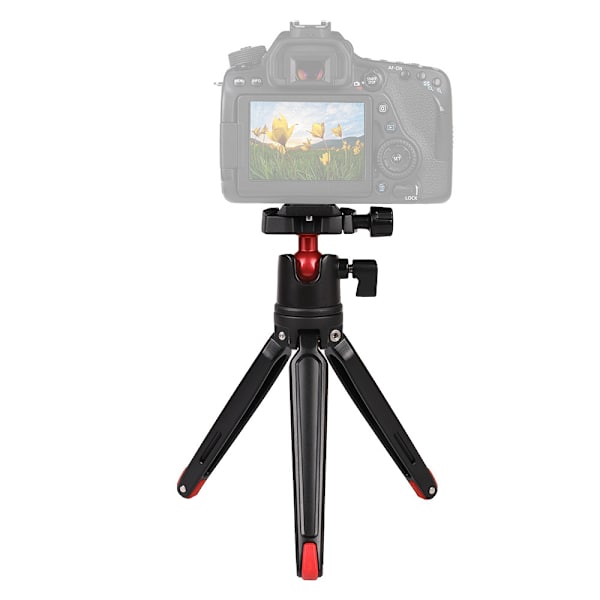 Mini Tripod bordsstativ med 360° kulhuvud och 1/4 skruv