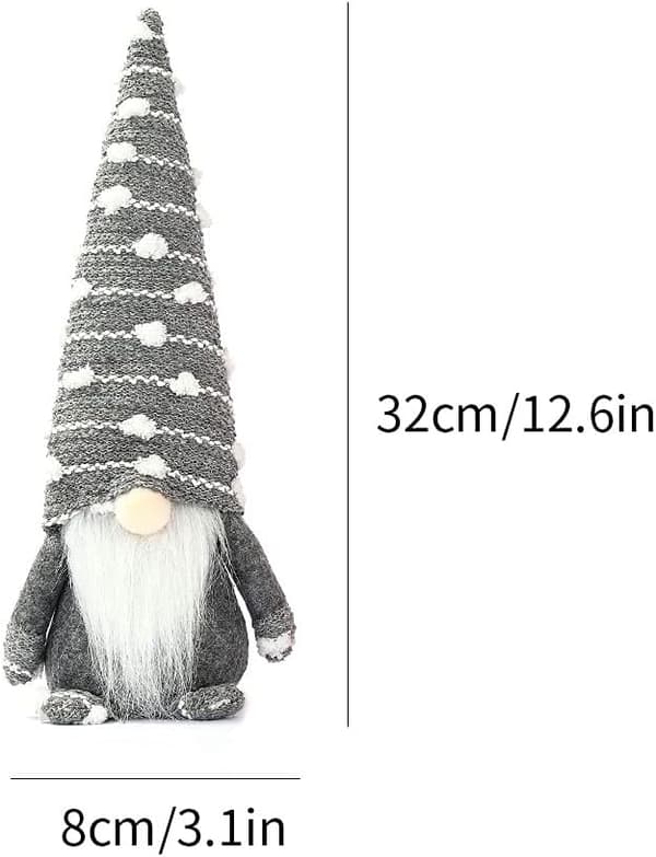 Dvärg Plysch Julpynt Dvärg Faceless Docka Julgran