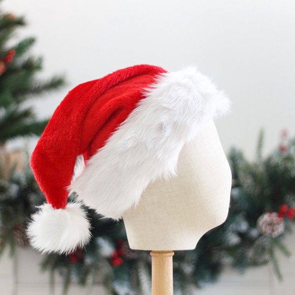 Christmas Hat Santa Hat Adult Santa Hats Soft and Cuddly Santa Ha