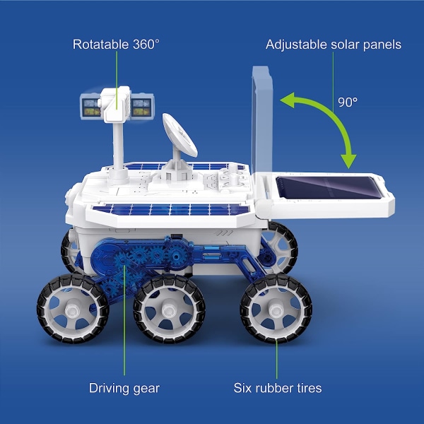 DIY-leluauto, aurinkomarssiauto, tiedettä rakentava lelu Ki