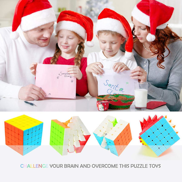 5x5 Speed Cube, Smooth Magic Cube 5x5x5, Profesjonell Puslespillkube, Hjernetrimleker for Barn og Voksne