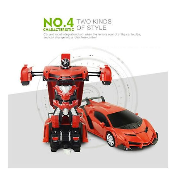 1:18 Muuntaja Rc Radio-ohjattava muuntaja-ajoneuvoauto Deform Robot Lelu