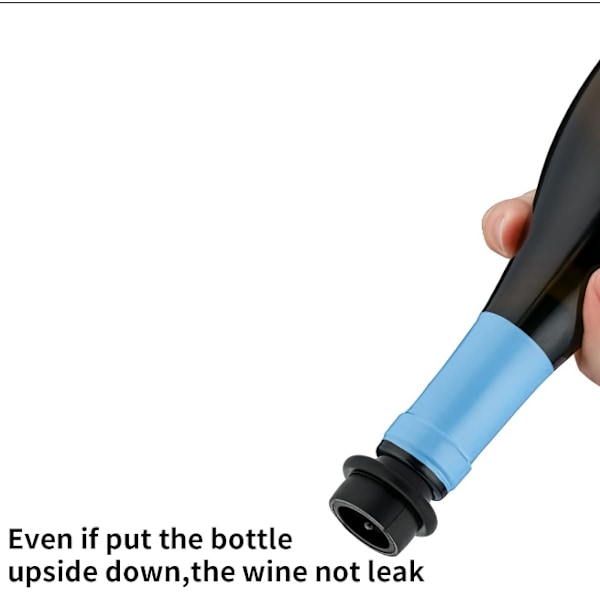 Vakuumpump för vin med 4 flaskproppar, vinflaskeproppar, vinflaskor