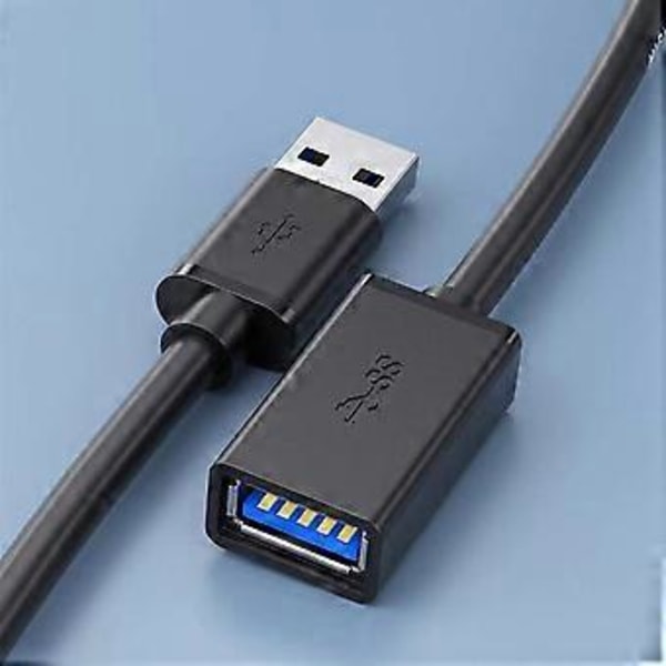 USB3.0 Förlängningskabel med Brytare, USB Hane till Hona Förlängningskabel Data Synkroniseringskabel för USB Fläkt/Tangentbord/Lampor