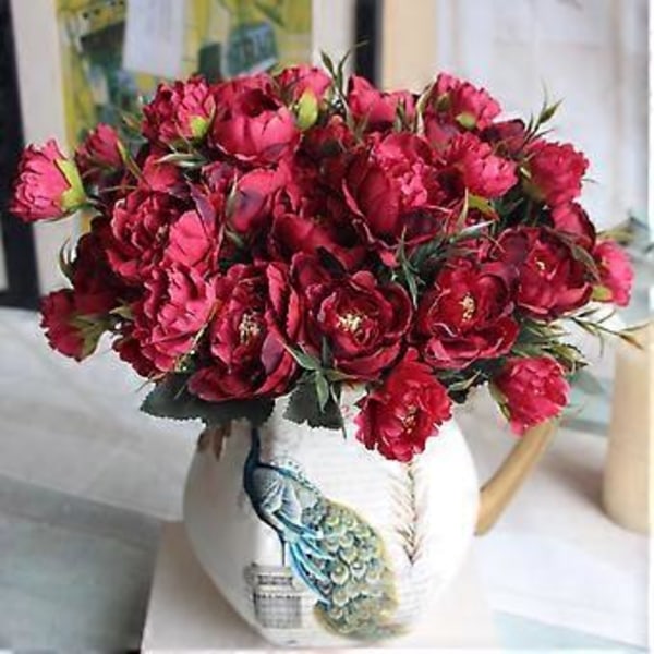 Sidenpioner - Eleganta konstgjorda blommor för alla tillfällen Red