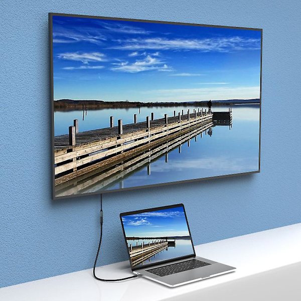 2 stk. 3,2ft USB C forlængerkabel