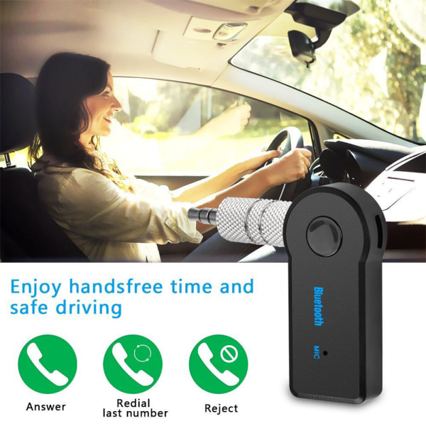 3,5 mm:n langaton Bluetooth-vastaanotin 4.0 Bluetooth-sovitin AUX Bluetooth-vastaanotin autoon, matkapuhelimen Bluetooth
