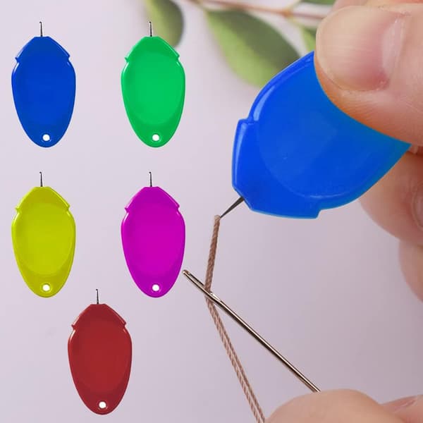 5 stk nåletredere, plast DIY treader, plast nål treader