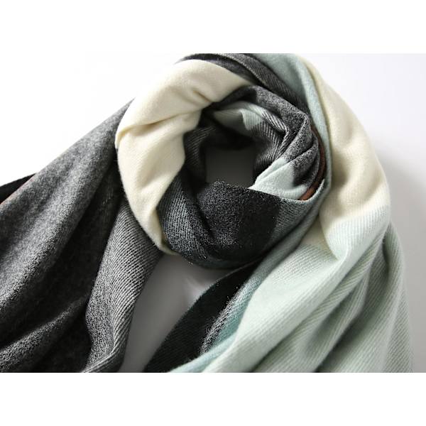 Klassisk Rutiga Tartan Cashmere Halsduk För Kvinnor Män Mjuk Rutiga Frans Halsdukar Blå