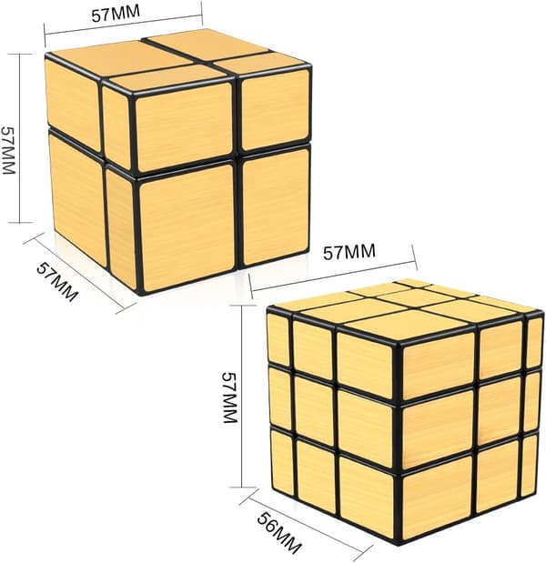 Spegelspegelkubset, 2x2 3x3 Spegelspegelblock 2x2x2 3x3x3 Hastighetskub B