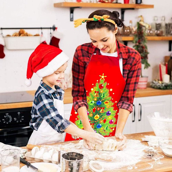 Julskärd, tryckt förkläde, kreativt förkläde, vuxenmatlagning