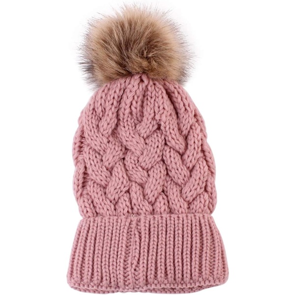 2-pack mössa mamma-bebis matchande mössa vintervärmare