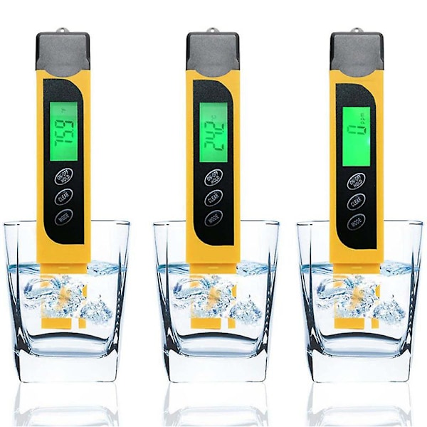 Digital TDS-testare penna bärbar vattenkvalitet TDS Ec & temperaturmätare renhetsmätare temp ppm test termometer