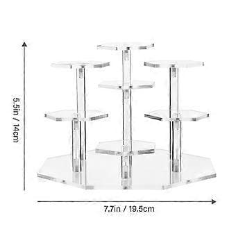 Akryl Håndlavet Model Display Stand Multi-lags Display Rack Model Display Rack Hjemmeforsyning