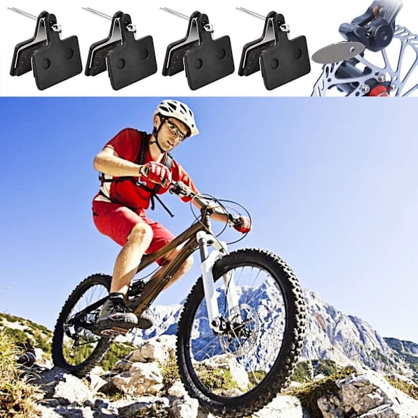 4 par cykelfälgsbromsbelägg för TRP Tektro Shimano Deore Br-M575 M