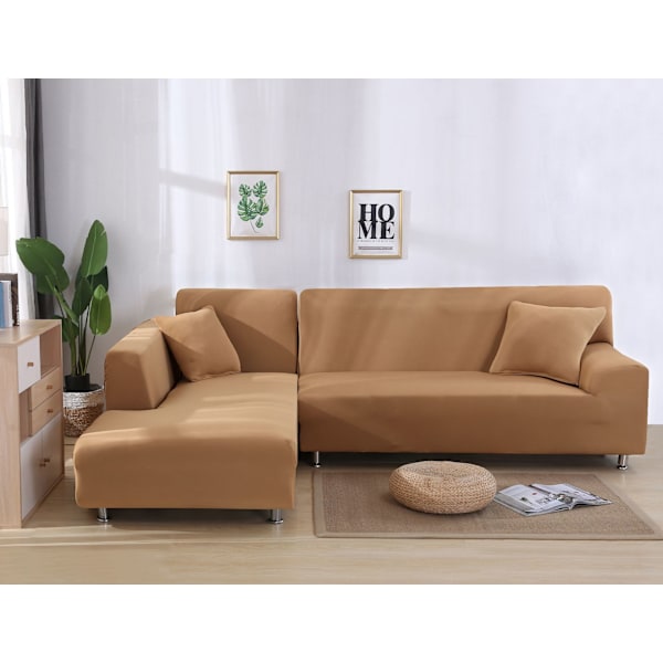 Sofaovertræk Elastisk Spandex Stretch Sofaovertræk til L-formet sofa