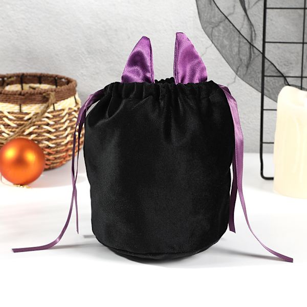 Halloween Trick or Treat Tasker 10 stk. Fløjlsposer Slikposer Snackpose