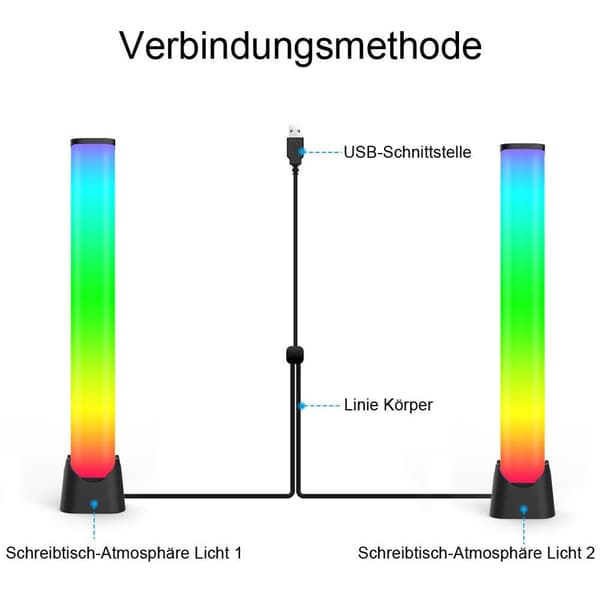 LED-stripe Smart Music-moduser Bluetooth Gaming TV-bakgrunnsbelysning
