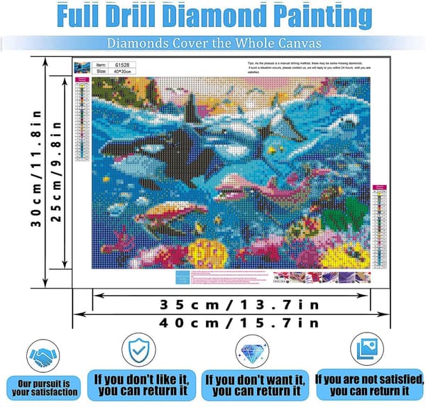 Diamantmaleri Kits til voksne 5D Diamantkunst Kit til begyndere