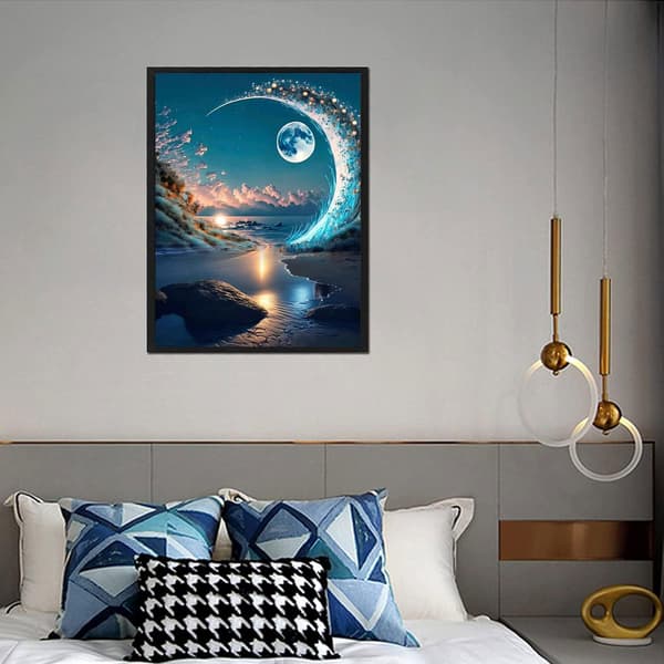 30 x 40cm timanttimaalaussetti, 5D DIY timanttimaalaustaide