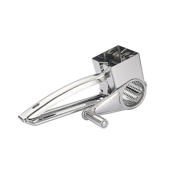 Ost Rivjern Rustfrit Stål Blok Ost Rivjern Slicer Grøntsagssnitter Håndholdt Roterende Rivjern Cutter Slicer