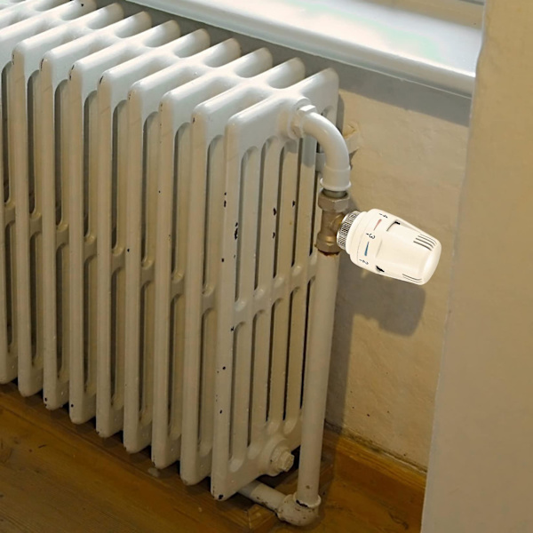 Termostatisk radiatorhuvud, 2 st Trv M30x1.5 Smart radiatortermostat Radiatorventilersättningshuvud