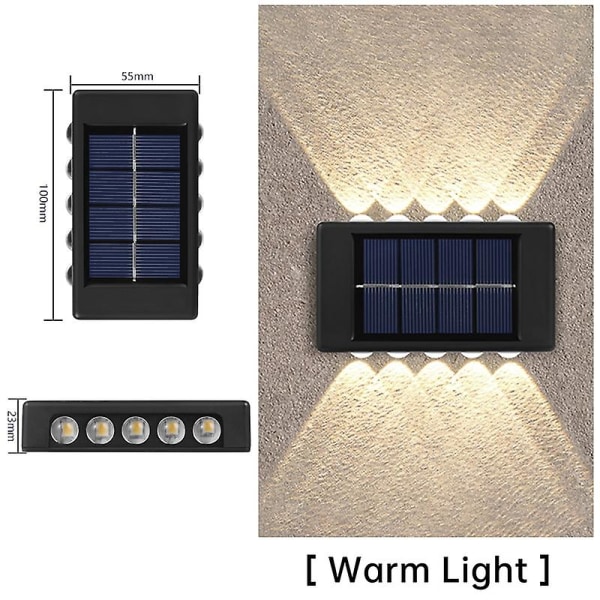 Led Solar Lampor Utomhus Led Light Ip65 Vattentät för trädgårdsdekoration