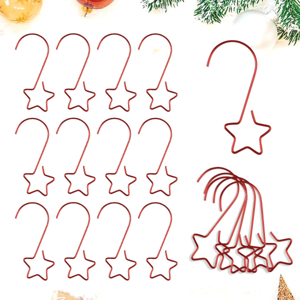 100 Christmas Ball Hooks, Christmas Tree Hanger, S Shape Christma