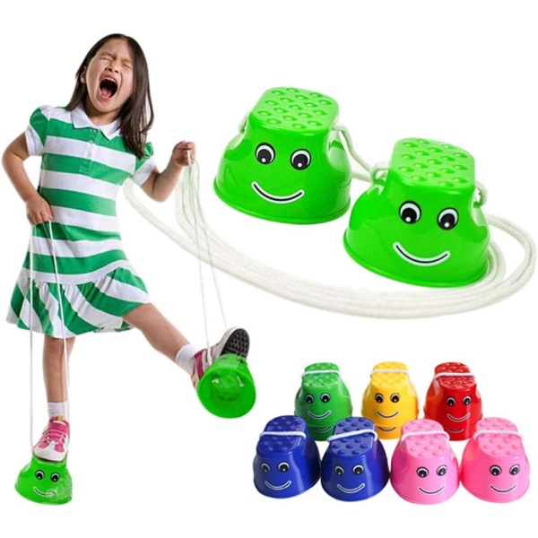 Children's plastic stilts (random color)