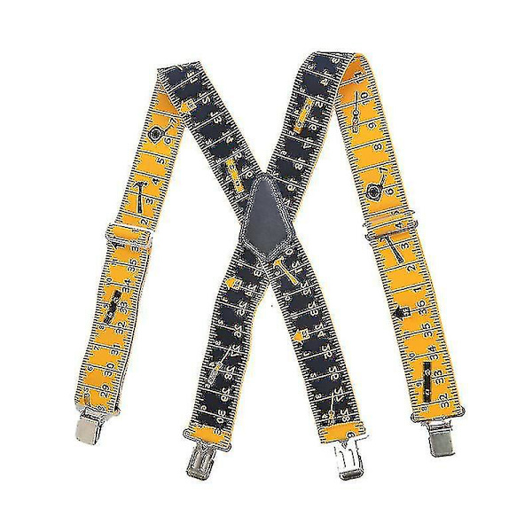 Heavy Duty Seler Arbejdsværktøjsbælte Suspender Justerbare Remme X Form