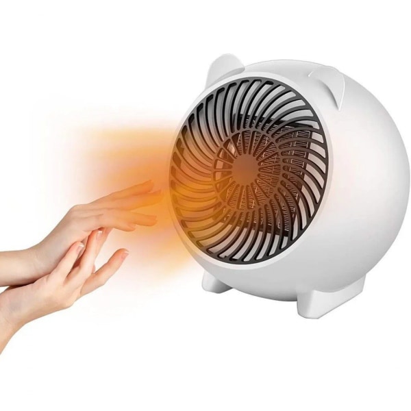 Fan heater, energy saving, quiet living room, 500 W, mini heater, electric