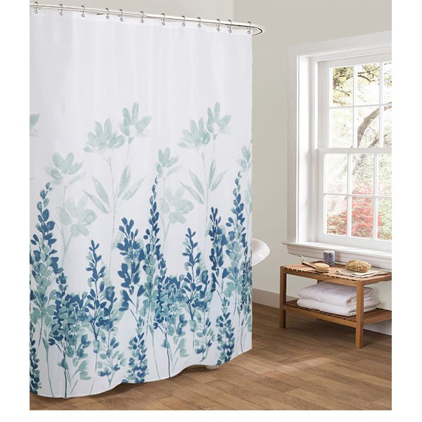 Mildew Proof Bruseforhæng Polyester Stof Bruseforhæng Vandtæt og Maskinvaskbart Bruseforhæng til Badeværelse 180x180cm